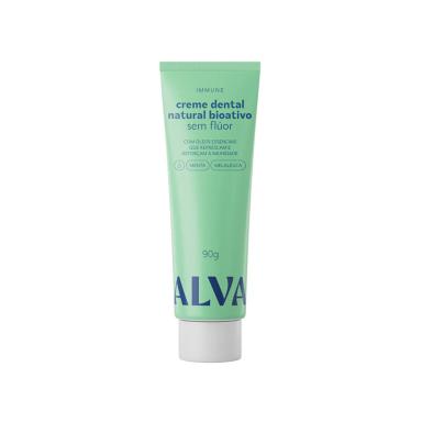 Creme Dental Alva Immune Natural Bioativo sem Flúor 90g