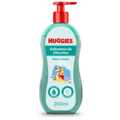 Sabonete Líquido Infantil Huggies Extra Suave Da Cabeça aos Pés 200ml