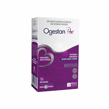 Polivitamínico Ogestan Pré para Gestantes 30 cápsulas