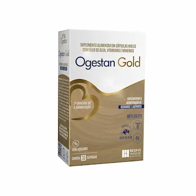 Polivitamínico Ogestan Gold para Gestantes e Lactantes 30 cápsulas