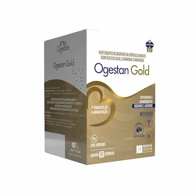 Polivitamínico Ogestan Gold para Gestantes e Lactantes 90 cápsulas