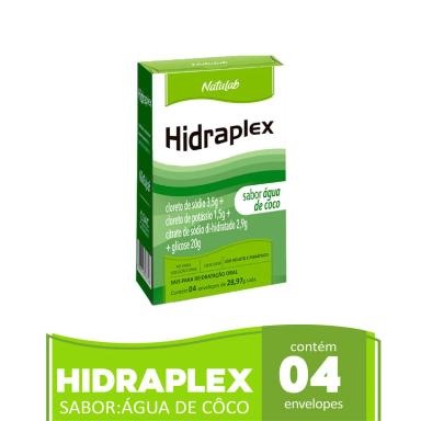 Hidraplex Sabor Água de Coco Pó 4 envelopes de 27,9g