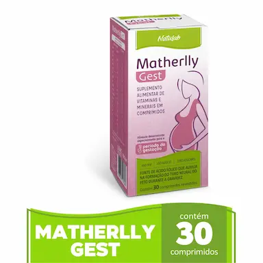 Polivitamínico Matherlly Gest para Gestantes 30 comprimidos