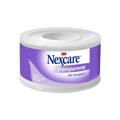 Fita para Curativo Transparente Nexcare com 1 rolo de 25mm x 4,5m