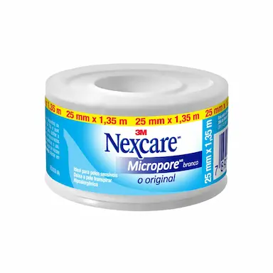 Fita Micropore Nexcare Original Branco com 1 rolo de 25mmx1,35m