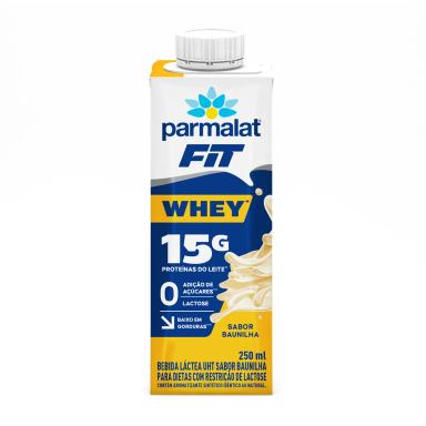 Whey Protein Parmalat Whey Fit Baunilha Zero Lactose 250ml