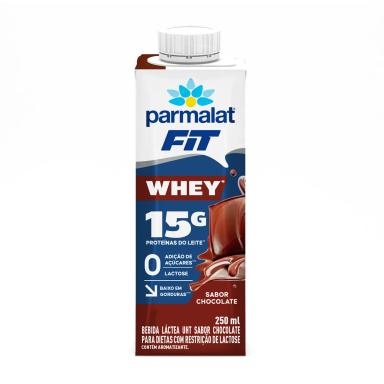 Bebida Láctea UHT Parmalat WheyFit Chocolate Zero Açúcar e Lactose 250ml