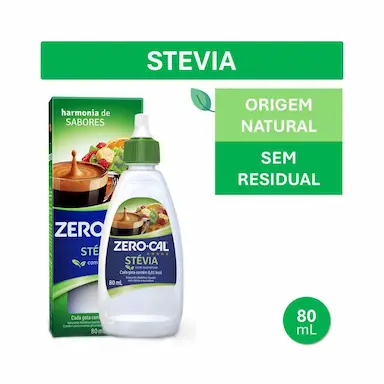 Adoçante Líquido Zero-Cal Stévia 80ml