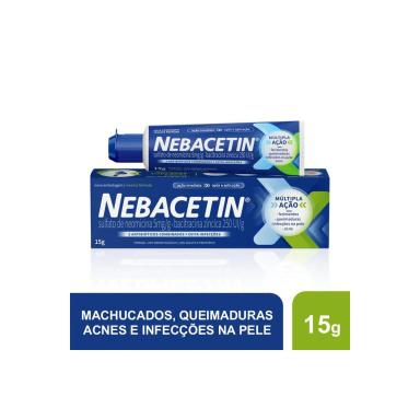Nebacetin 250UI/g + 5mg/g Pomada 15g