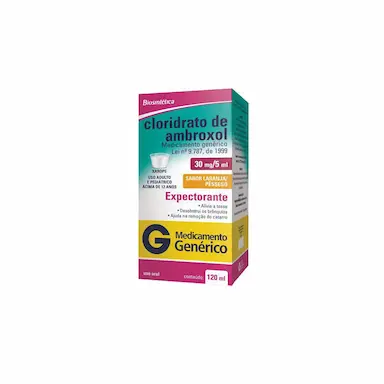 Cloridrato de Ambroxol 30mg/5ml xarope 120ml Aché Biosintética Genérico