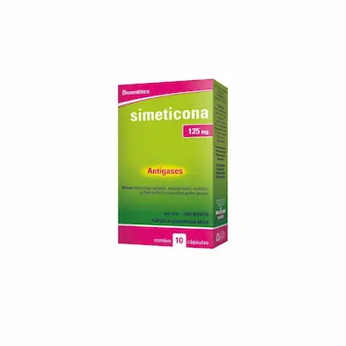 Biosintética Simeticona Simeticona 125mg 10 cápsulas