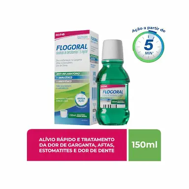 Colutório Flogoral Menta com 150ml