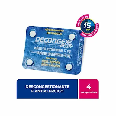 Decongex Plus 4 comprimidos
