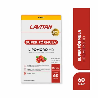 Suplemento Alimentar Lavitan Lipomoro Super Fórmula 60 Cápsulas