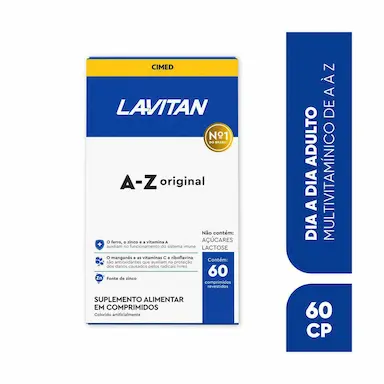 Polivitamínico Lavitan A-Z Original 60 comprimidos