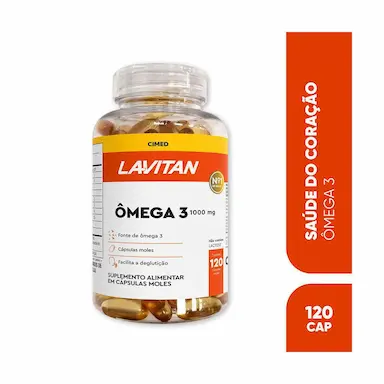Suplemento Vitamínico Lavitan Ômega 3 com 120 cápsulas