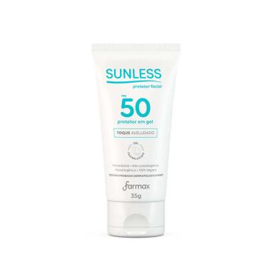 Protetor Solar Facial Gel FPS 50 Sunless Translúcido 35g