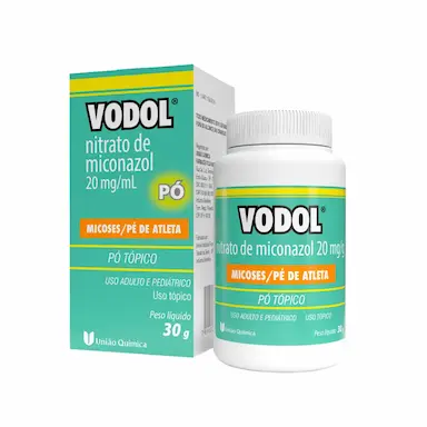 Vodol Nitrato de Miconazol 20mg/g Pó Tópico 30g