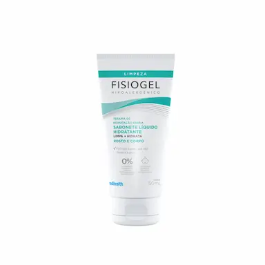 Sabonete Líquido Hidratante Facial Fisiogel Pele Seca e Sensível com 150ml