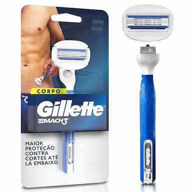 Aparelho de Depilação Gillette Mach 3 Corpo 1 unidade