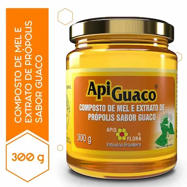 Composto de Mel e Extrato de Própolis Apis Flora Apiguaco Solução 300g