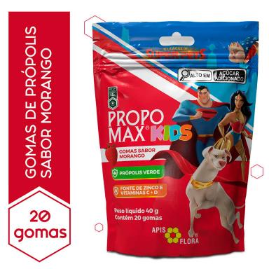 Polivitamínico Infantil Propomax Kids Morango 20 Gomas