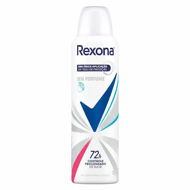 Desodorante Antitranspirante Aerosol Rexona Sem Perfume Feminino 72h 150ml