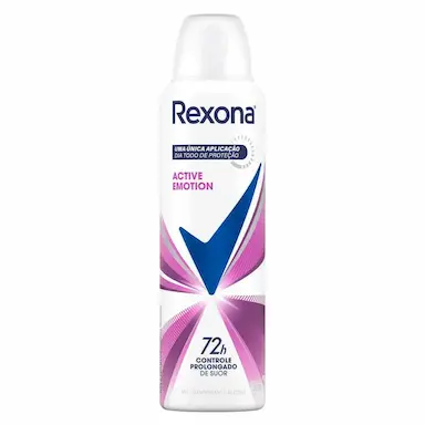 Desodorante Antitranspirante Aerosol Rexona Active Emotion Feminino 72h 150ml