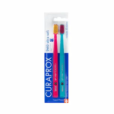 Escova de Dente Curaprox Ultra Soft 5460 Cores Sortidas 2 unidades