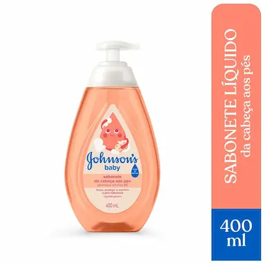 Sabonete Líquido Johnson's Baby da Cabeça aos Pés Glicerina 400ml