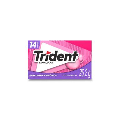 Trident Tutti Frutti 14 unidades maiores - Leve Mais por Menos