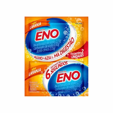 Sal de Fruta Eno Laranja Pó Efervescente 5g 2 envelopes