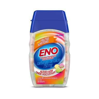 Antiácido Eno Frutas Sortidas 48 pastilhas mastigáveis