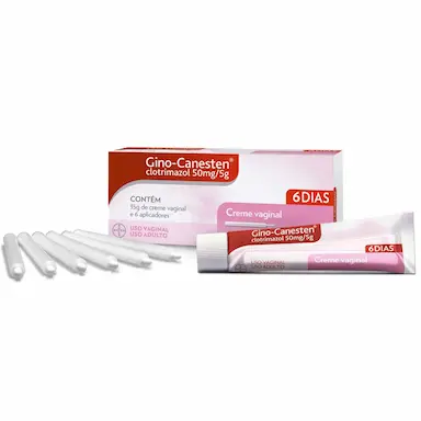 Gino Canesten Creme Vaginal 50mg/5g 35g + 6 Aplicadores