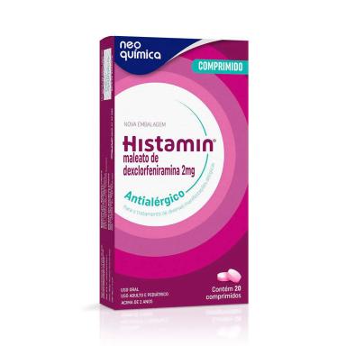 Histamin Maleato de Dexclorfeniramina 2mg 20 comprimidos