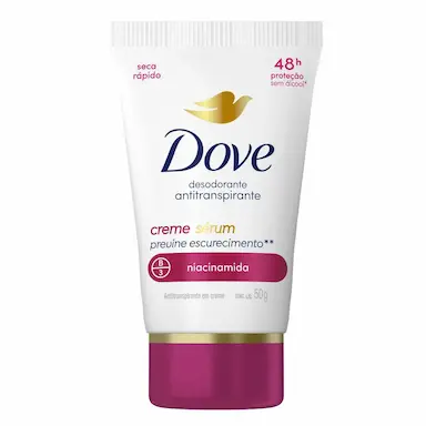 Desodorante Antitranspirante Creme Dove Creme Sérum Feminino 48h Niacinamida 50g