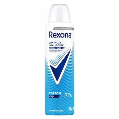 Desodorante Antitranspirante Aerosol Rexona Cotton Dry Feminino 72h 150ml