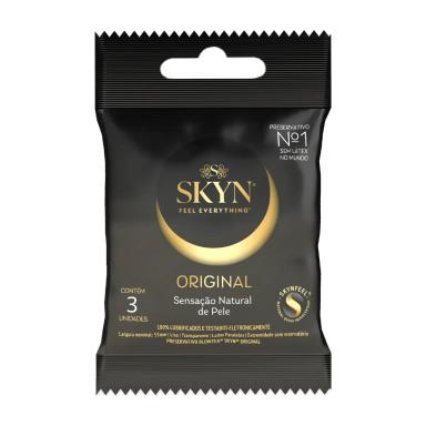 Camisinha Skyn Original Sensação Natural 3 unidades