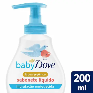 Sabonete Líquido Dove Baby Hidratação Enriquecida com 200ml