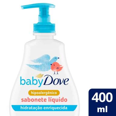 Sabonete Líquido da Cabeça aos Pés Baby Dove Hidratação Enriquecida 400ml