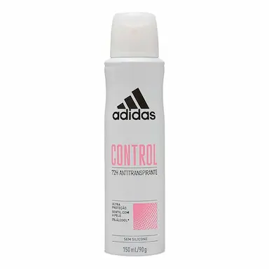 Desodorante Antitranspirante Aerosol Adidas Control Feminino 72h 150ml