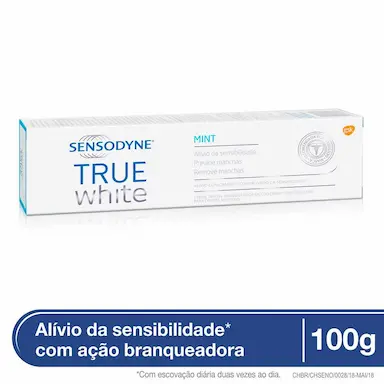 Creme Dental Sensodyne True White Mint 100g