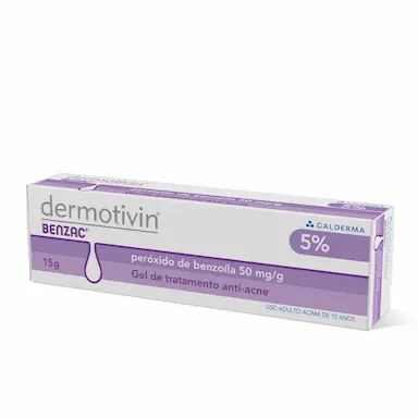 Gel de Tratamento Antiacne Dermotivin Benzac com 15g