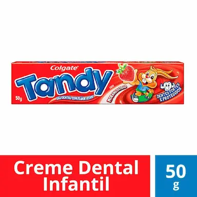 Pasta de Dente Colgate infantil Tandy Morangostoso com 50g