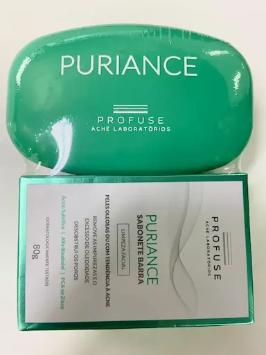 Kit Sabonete Facial em Barra Profuse Puriance 80g + Saboneteira