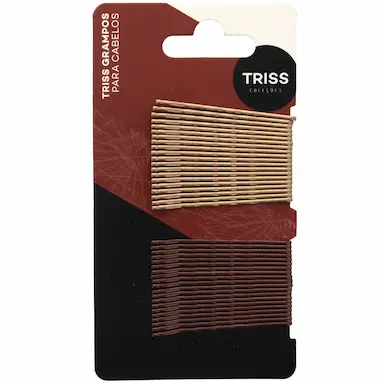 Grampo de Cabelo Triss Dourado/Cobre 40 Unidades