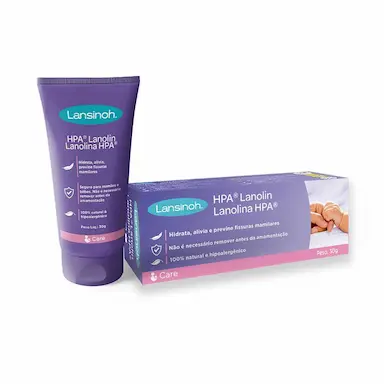Pomada para Mamilos Lansinoh HPA Lanolina 100% natural com 30g