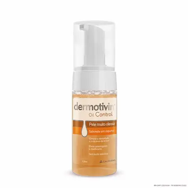 Sabonete em Espuma Dermotivin Oil Control 130ml