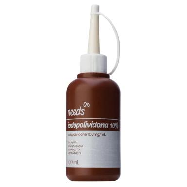 Iodopovidona Needs Solução Aquosa Antisséptica 100ml