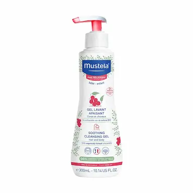 Gel Lavente Calmante Mustela Bebê Pele Muito Sensível 300ml
